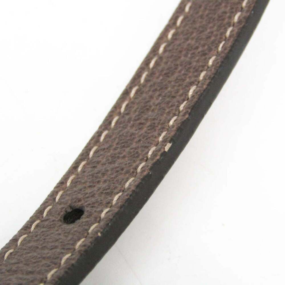 GUCCI Authentic Brown Leather Shoulder Bag - Picture 6 of 8